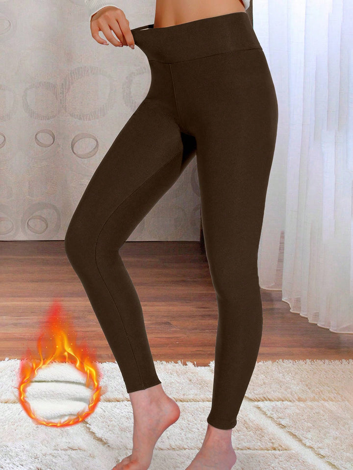 Pantaloni SHEIN, maro