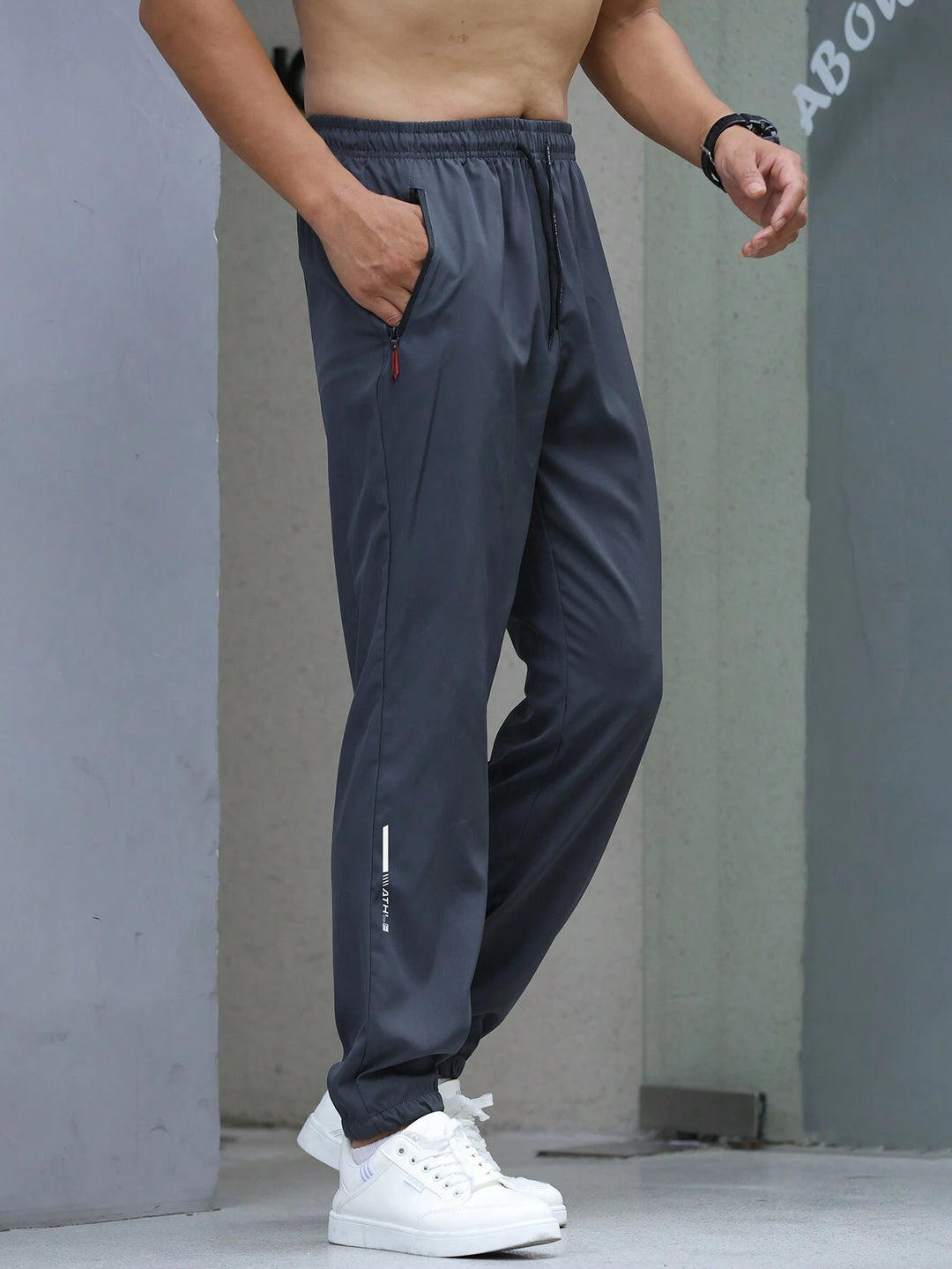 Pantaloni SHEIN, gri