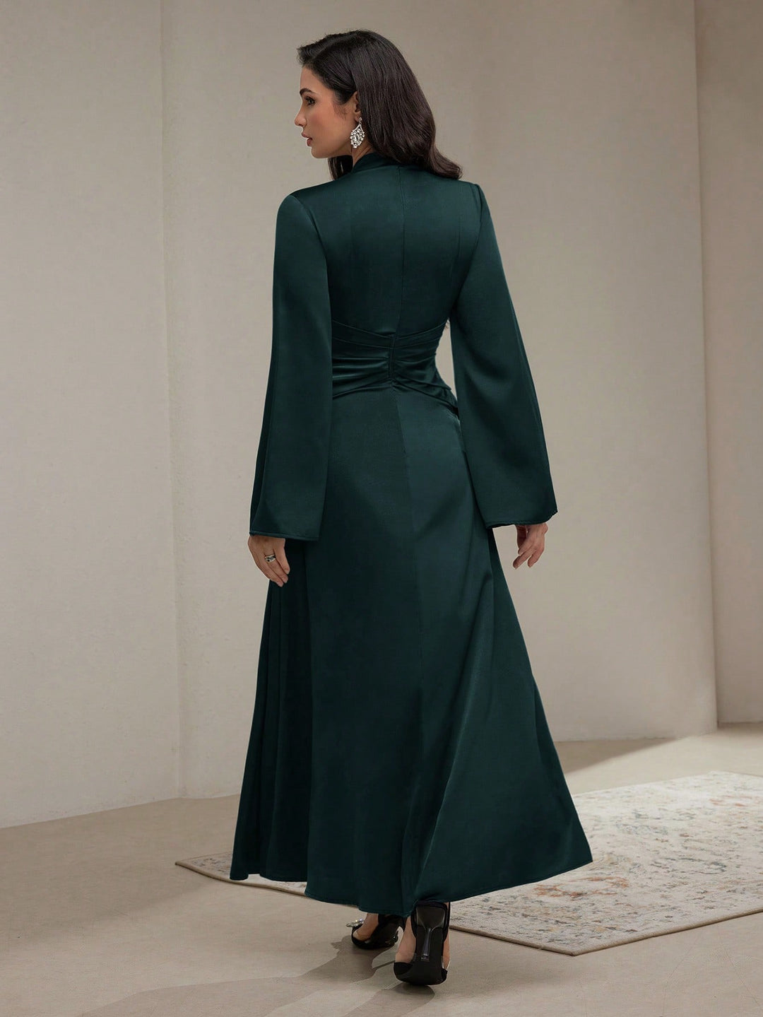 Rochie maxi SHEIN, verde