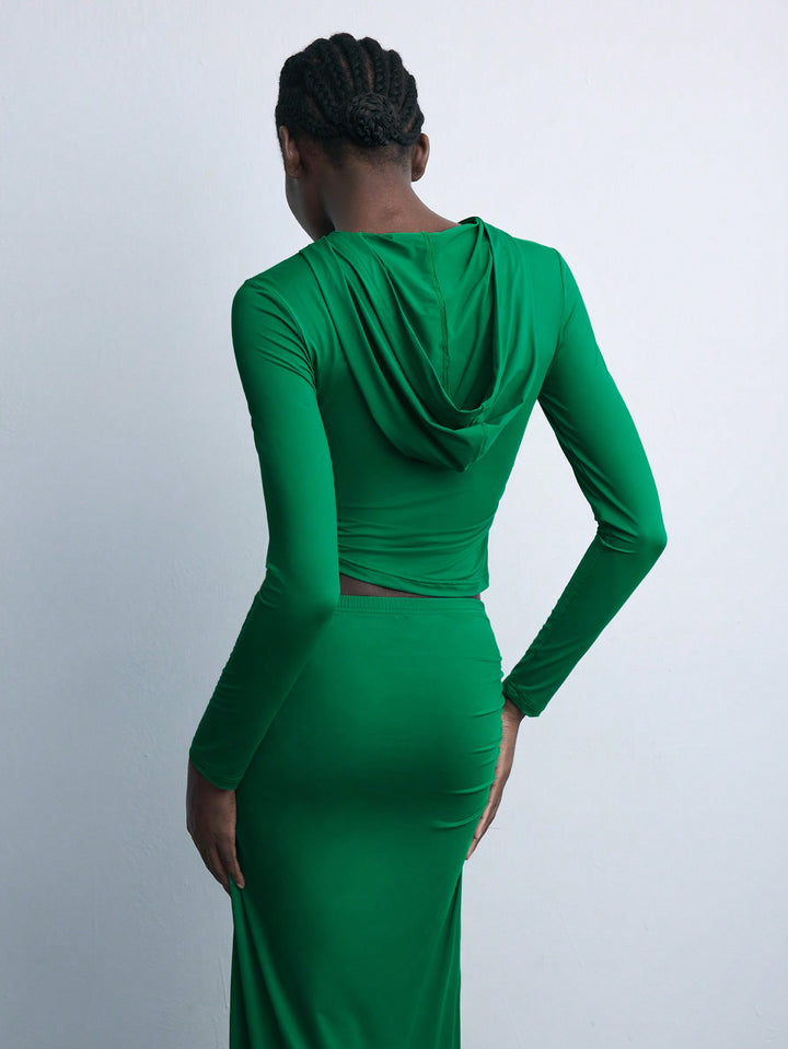 Top SHEIN, verde