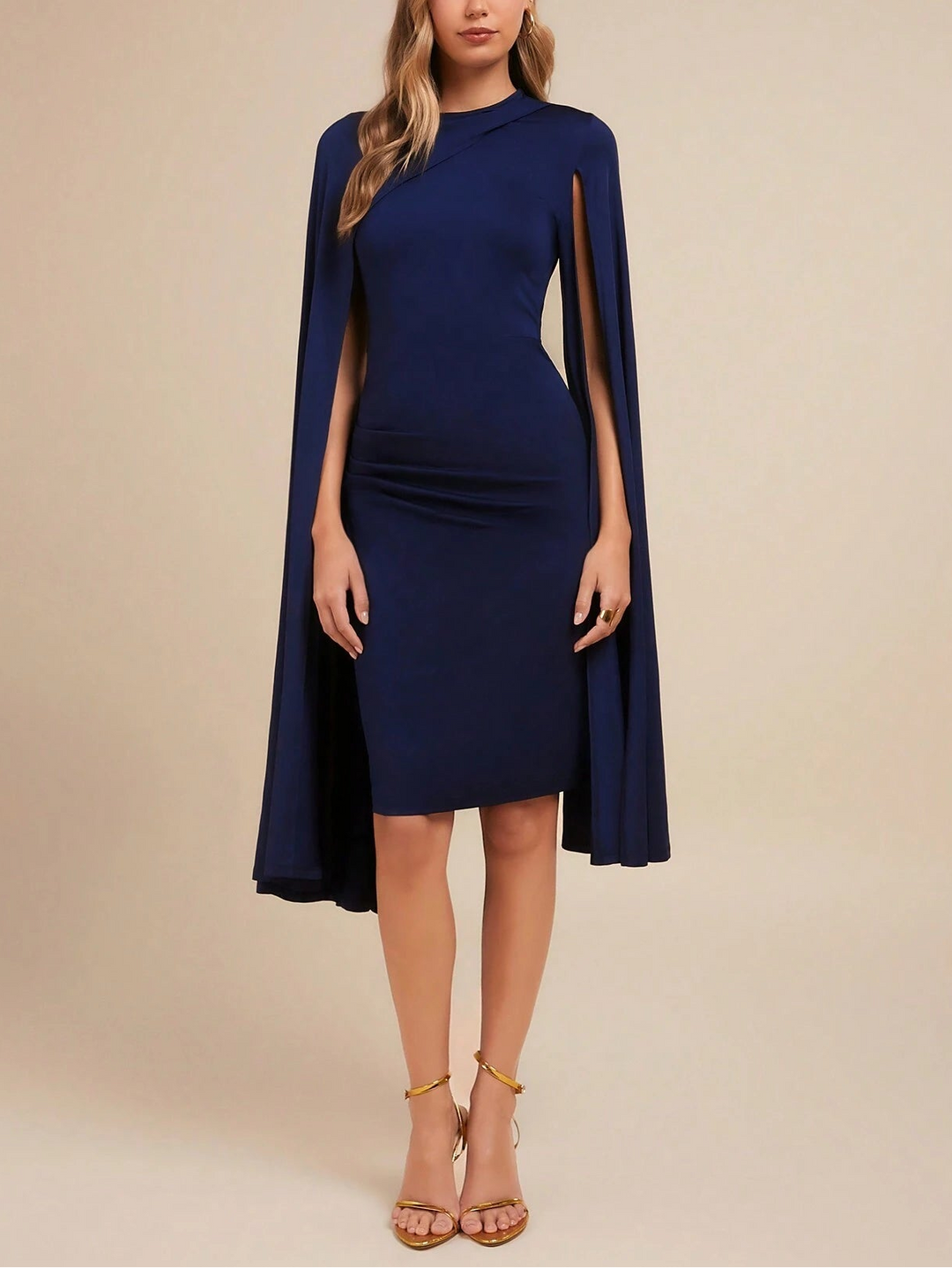 Rochie midi SHEIN, albastru