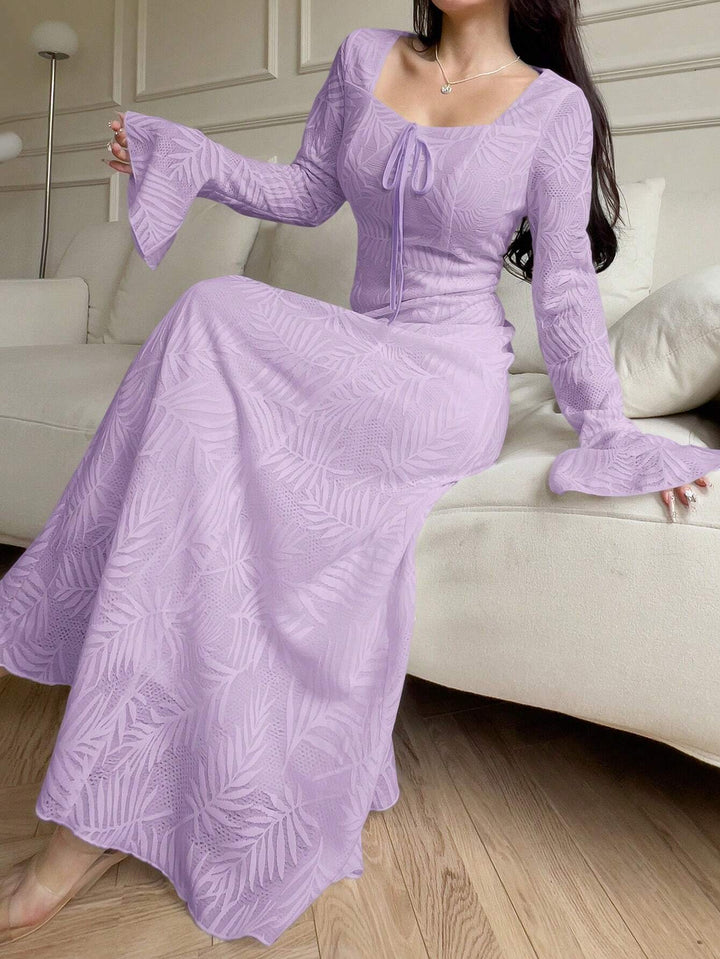 Shein maxi ruha, lila