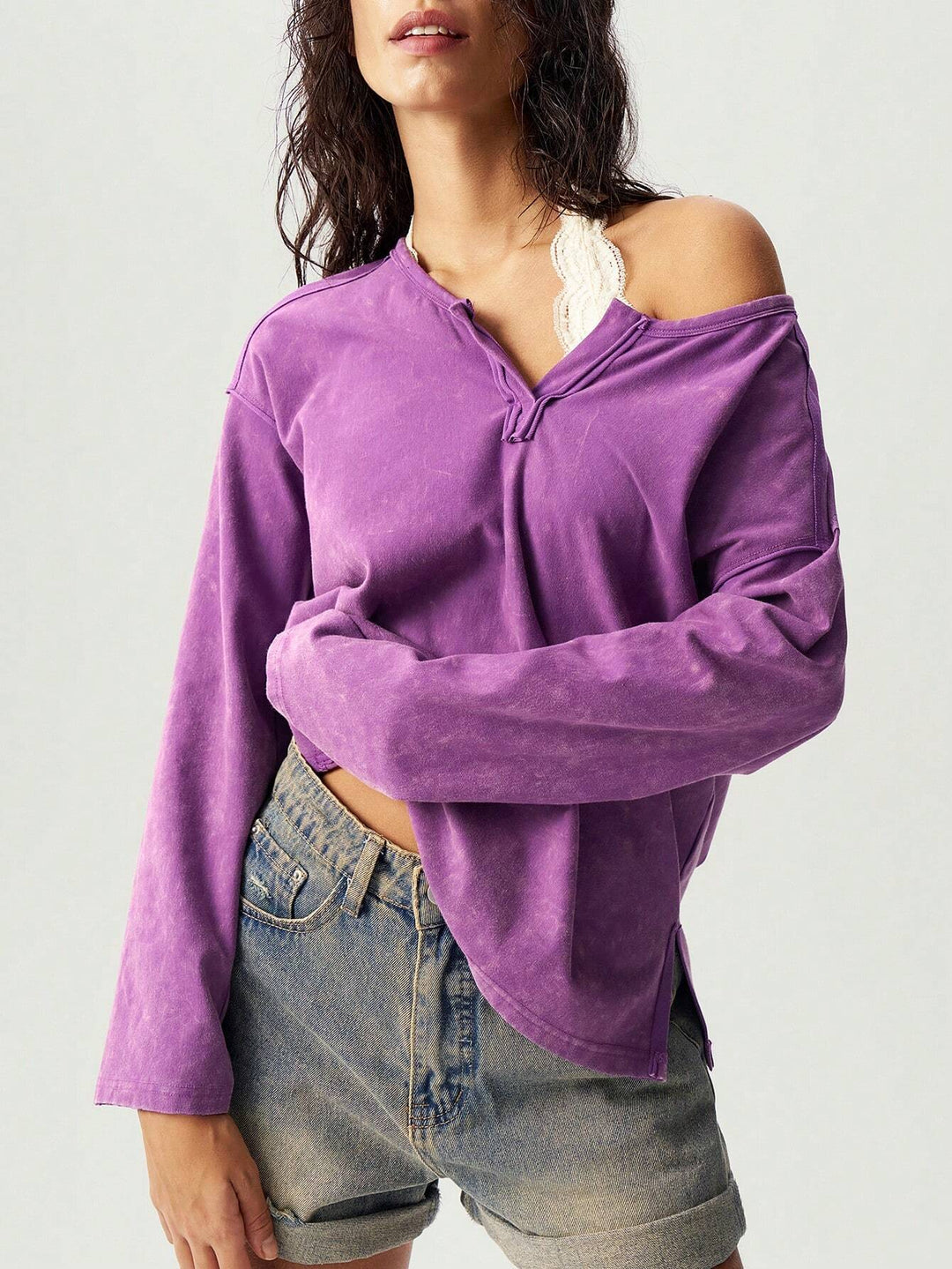 SHEIN blúz, lila