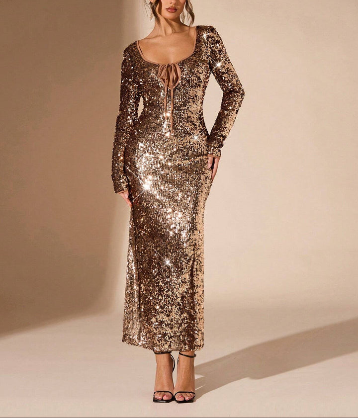 SHEIN alkalmi ruha, bronz