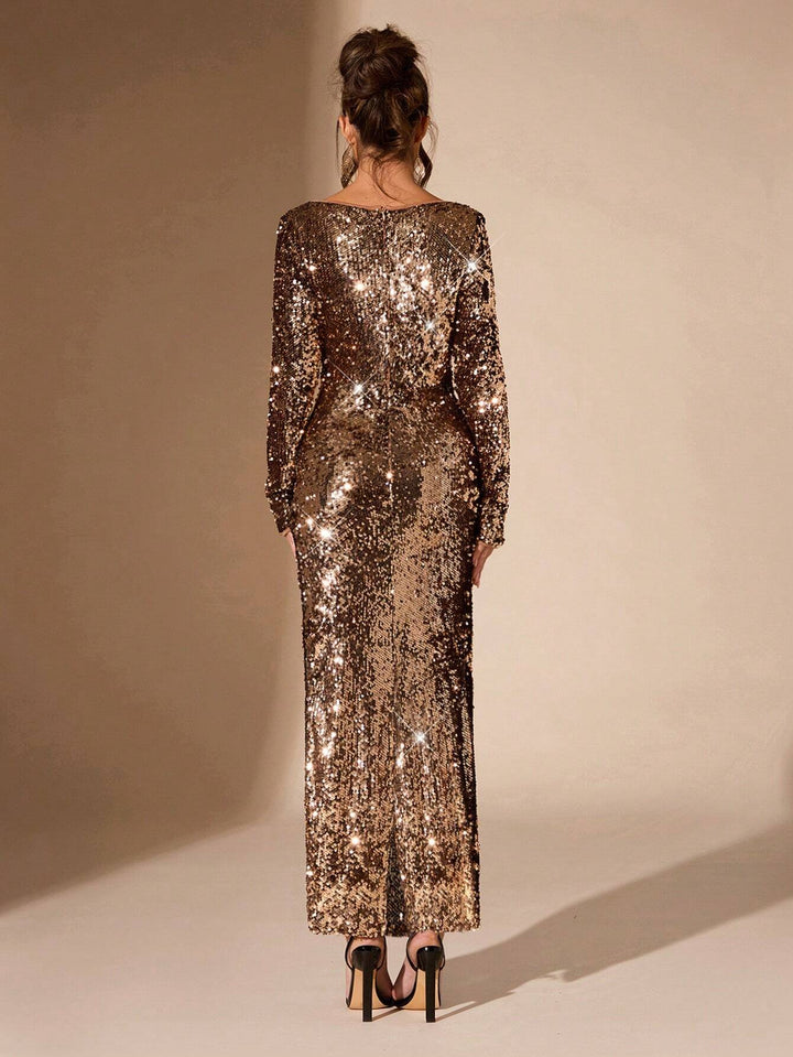 SHEIN alkalmi ruha, bronz