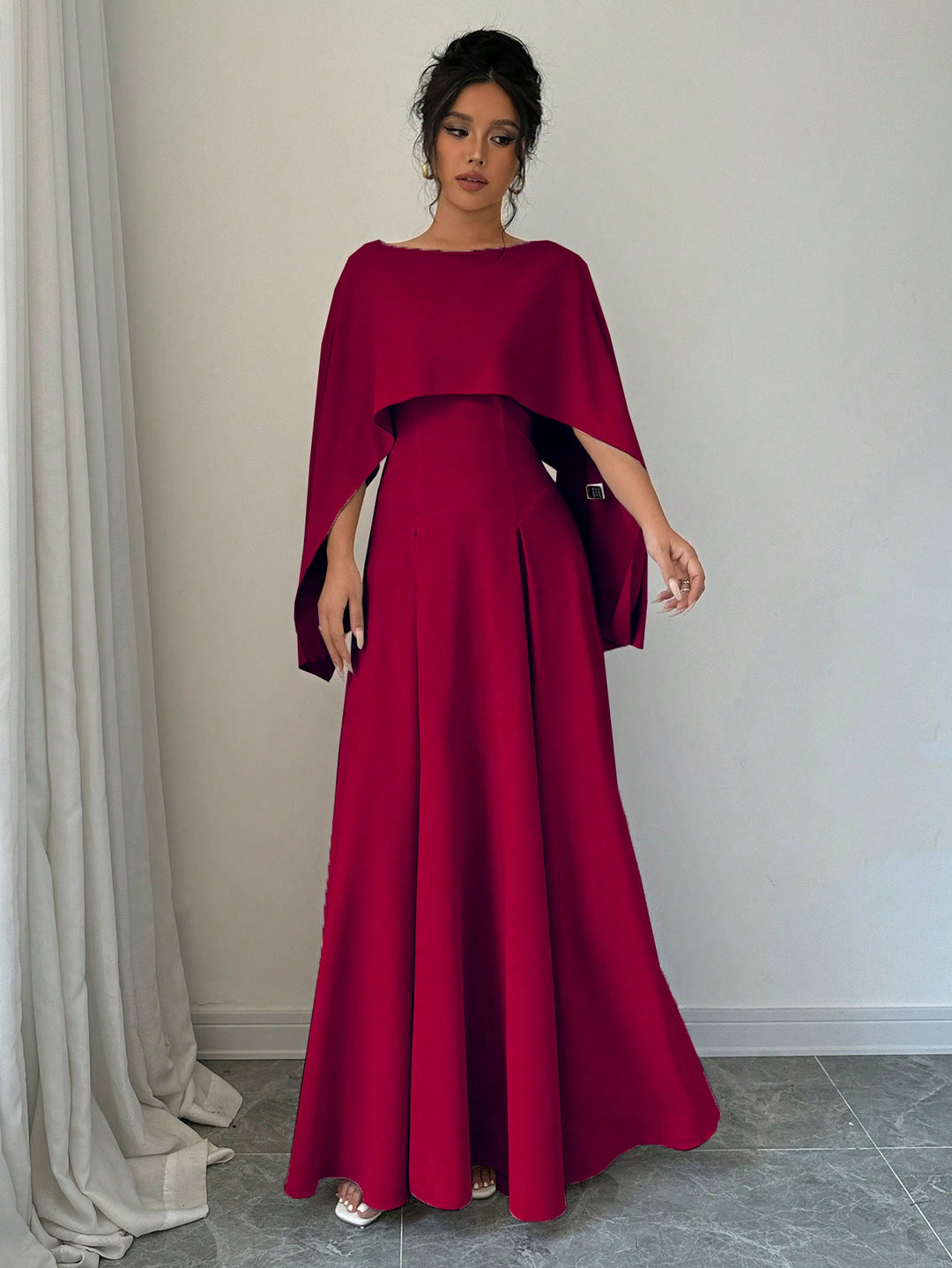 Rochie maxi SHEIN, vișiniu