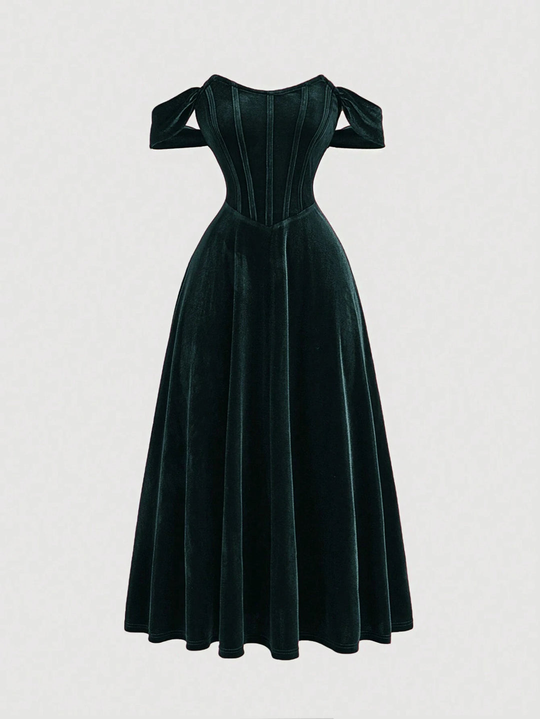 Rochie maxi SHEIN, verde