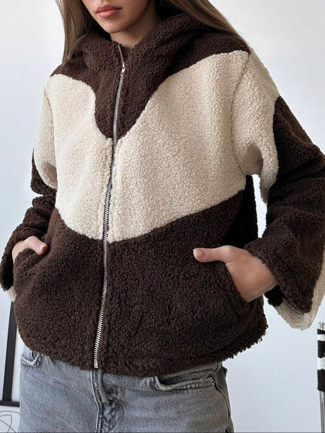 Jachetă SHEIN, mix culori