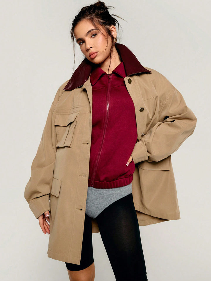 Trench SHEIN, maro