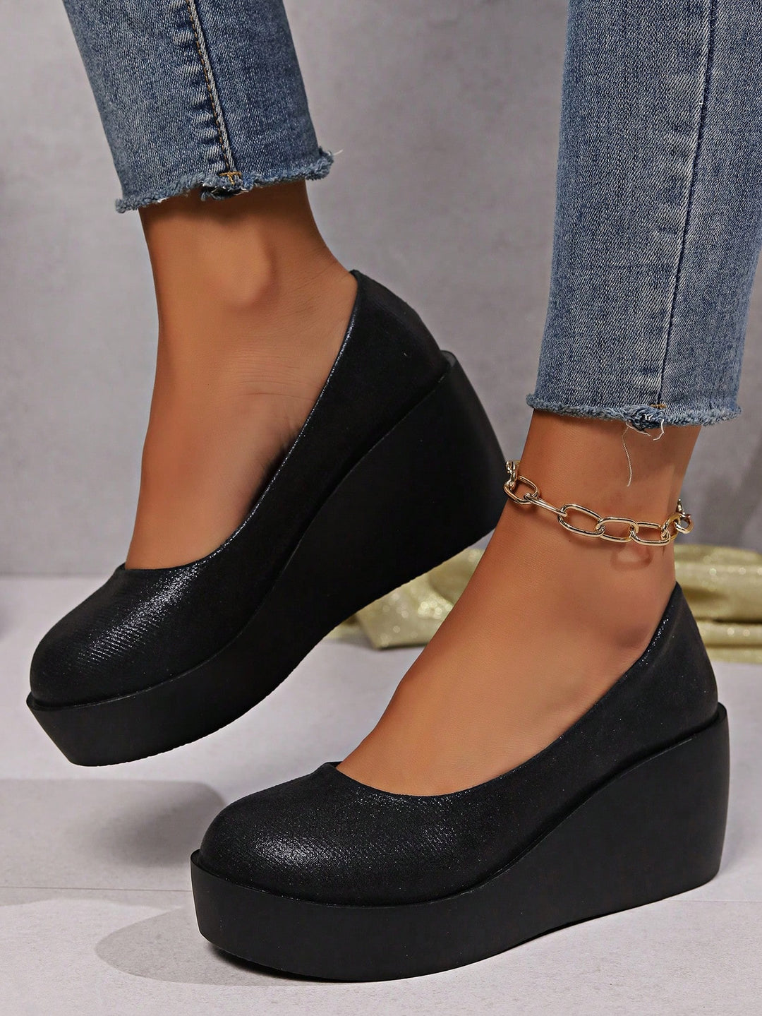 Pantofi SHEIN, negru