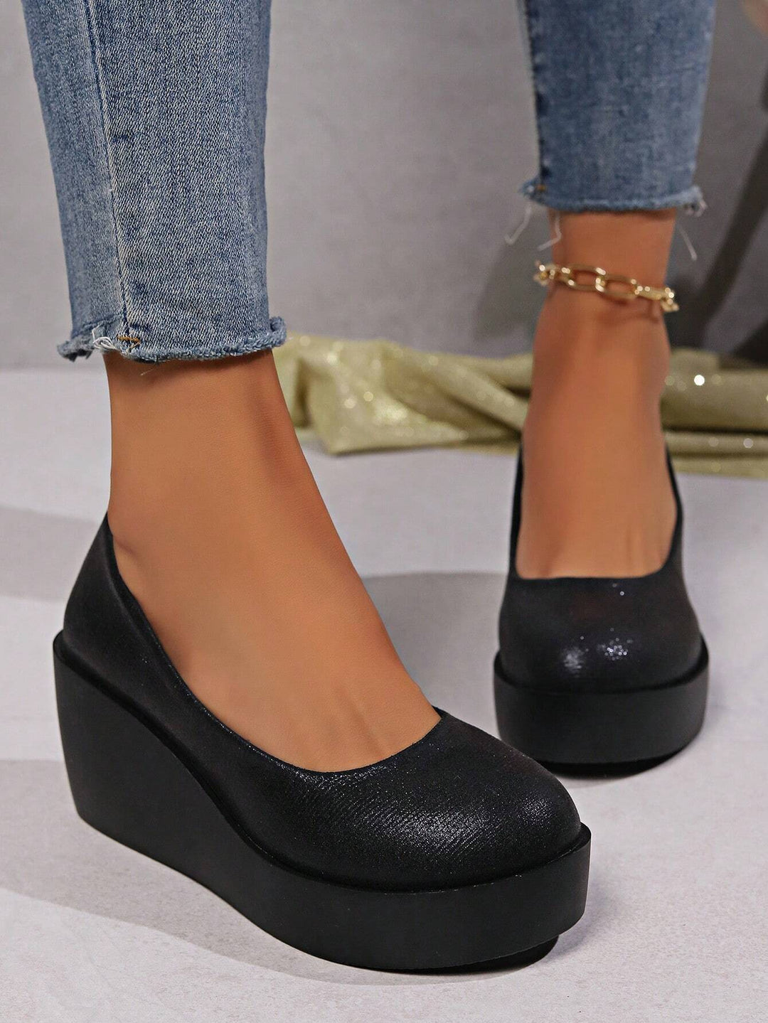 Pantofi SHEIN, negru