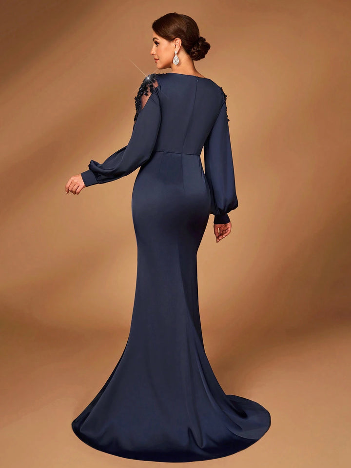 Rochie de ocazie SHEIN, albastru