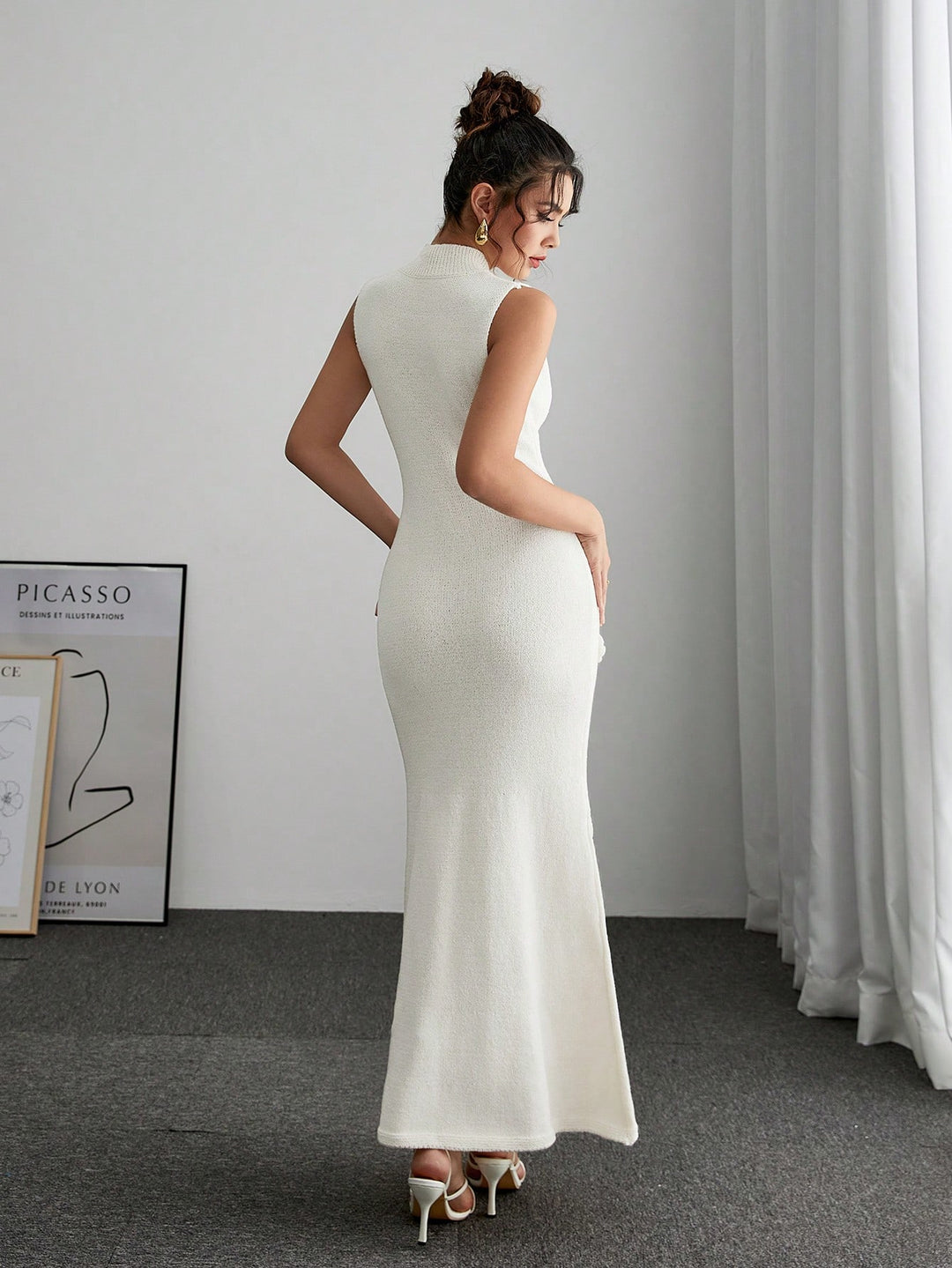 Rochie maxi SHEIN, negru