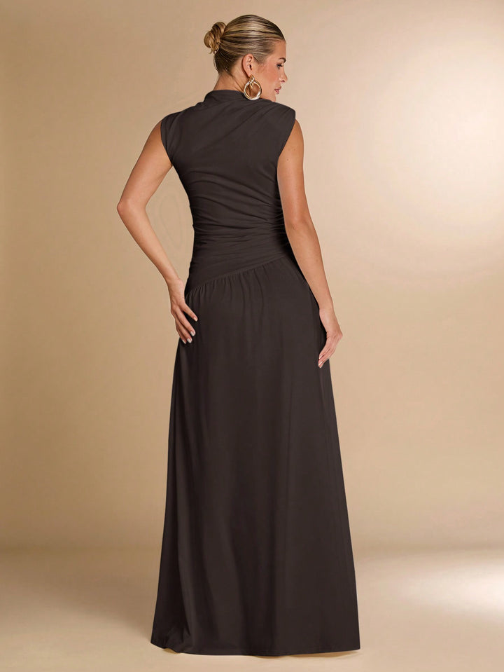 Rochie maxi SHEIN, maro