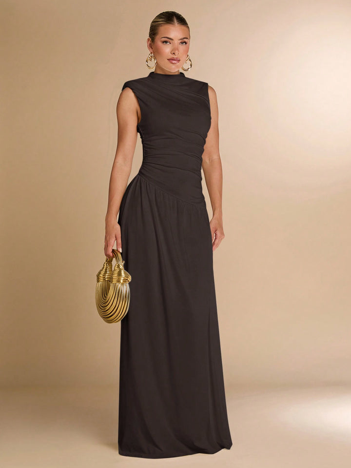 Rochie maxi SHEIN, maro