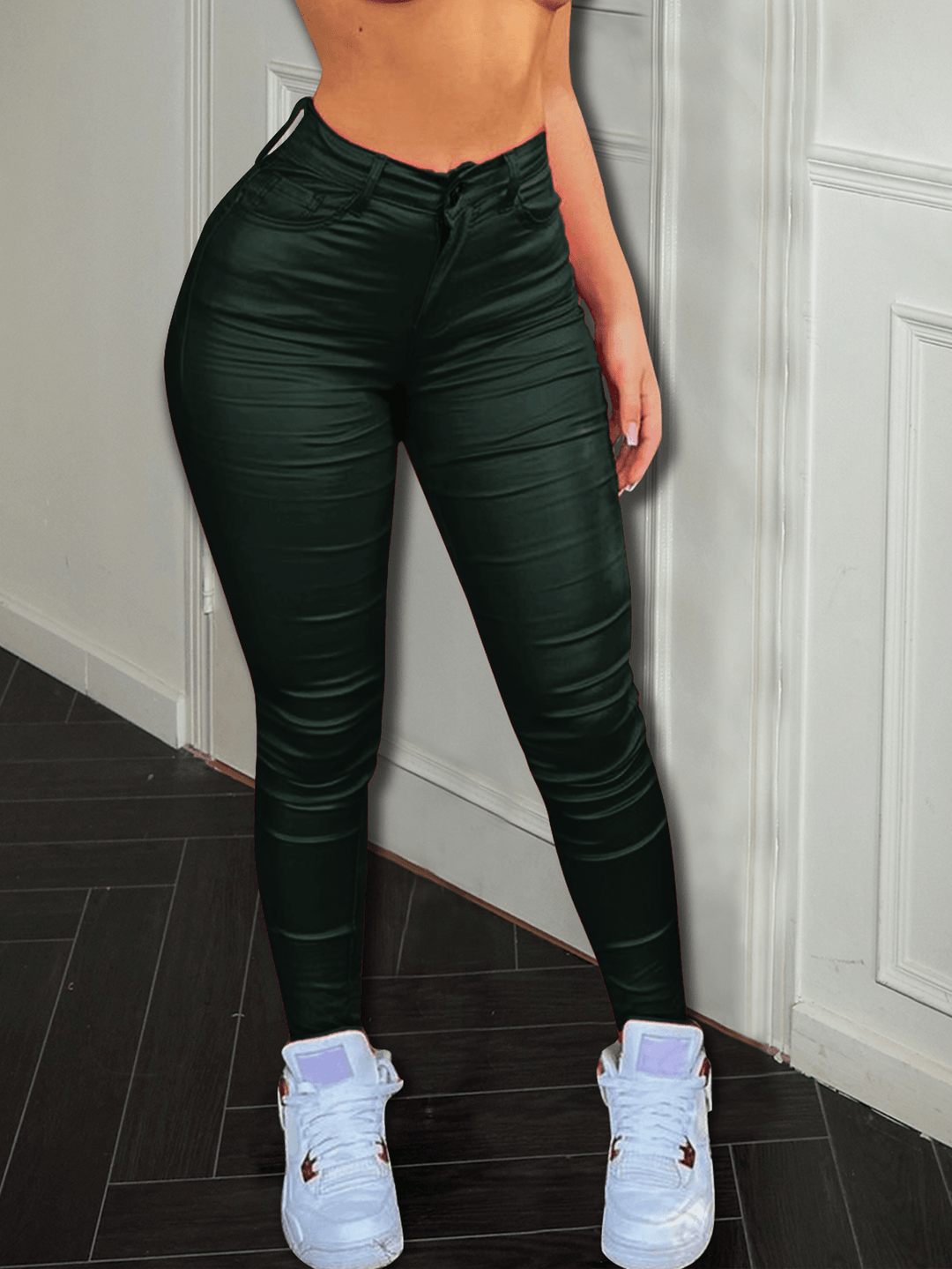 Pantaloni SHEIN, verde