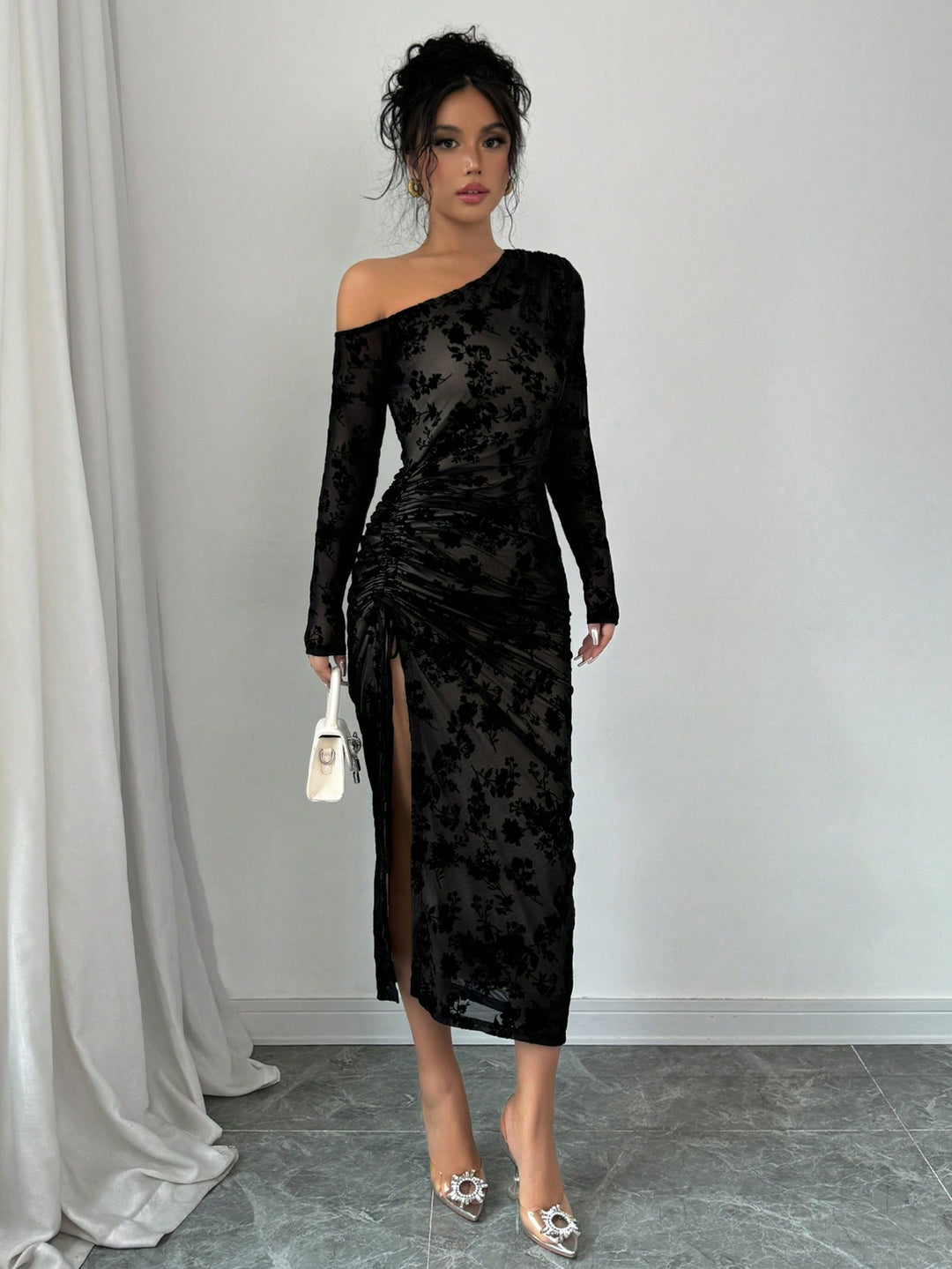 Rochie maxi SHEIN, negru