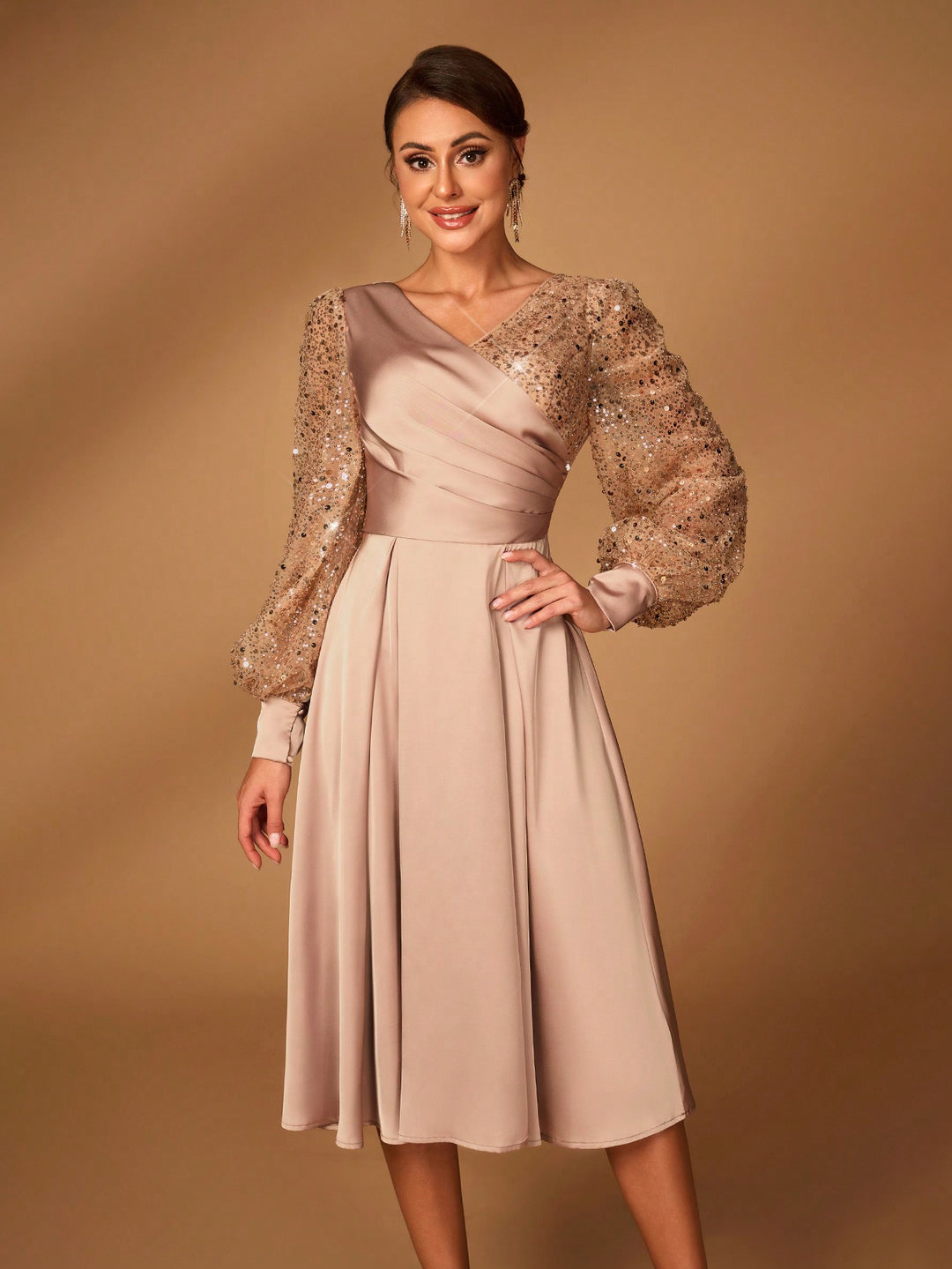 Rochie SHEIN, auriu