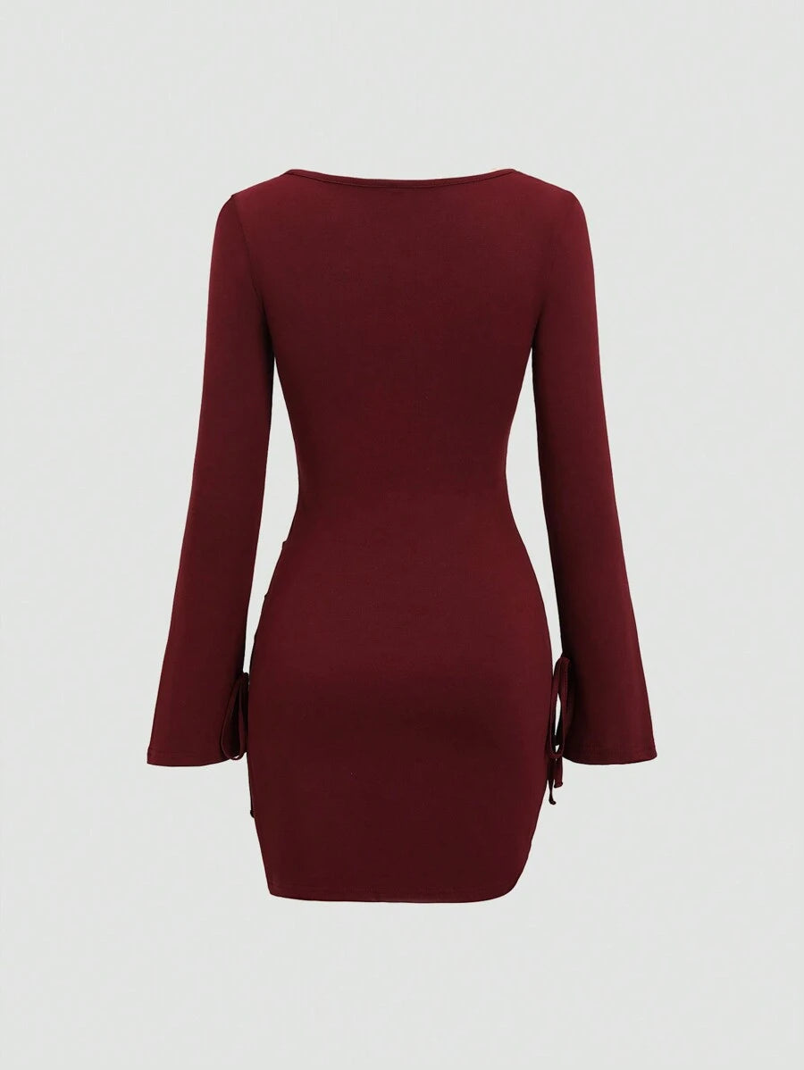 Rochie mini SHEIN, vișiniu