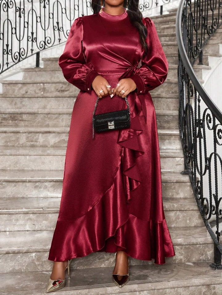 Rochie maxi SHEIN, vișiniu