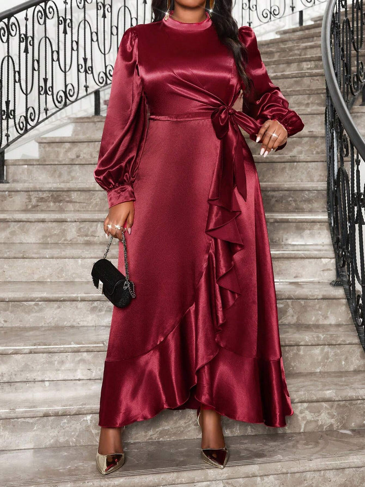 Rochie maxi SHEIN, vișiniu