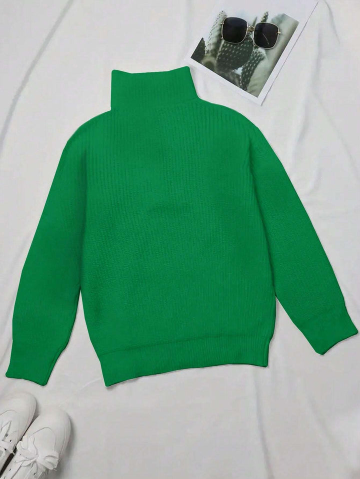 Pulover SHEIN, verde