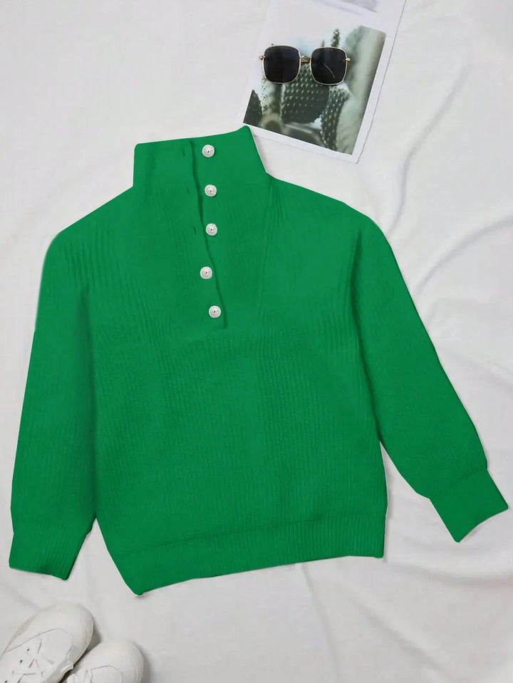 Pulover SHEIN, verde
