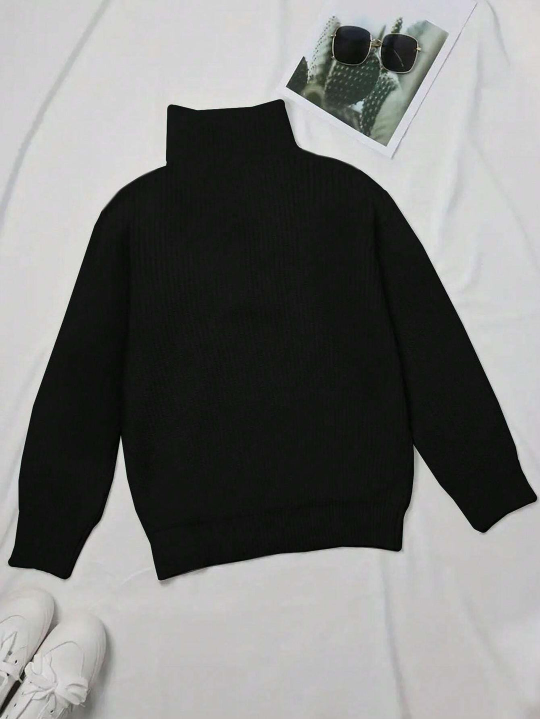 Pulover SHEIN, negru