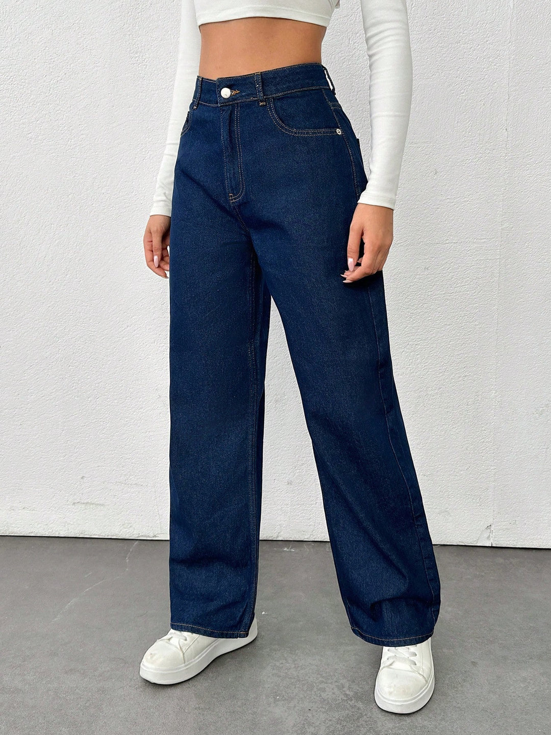 Jeans SHEIN, albastru