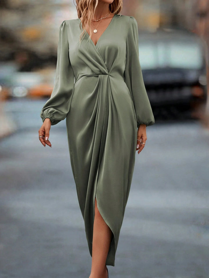 Rochie midi Shein, verde