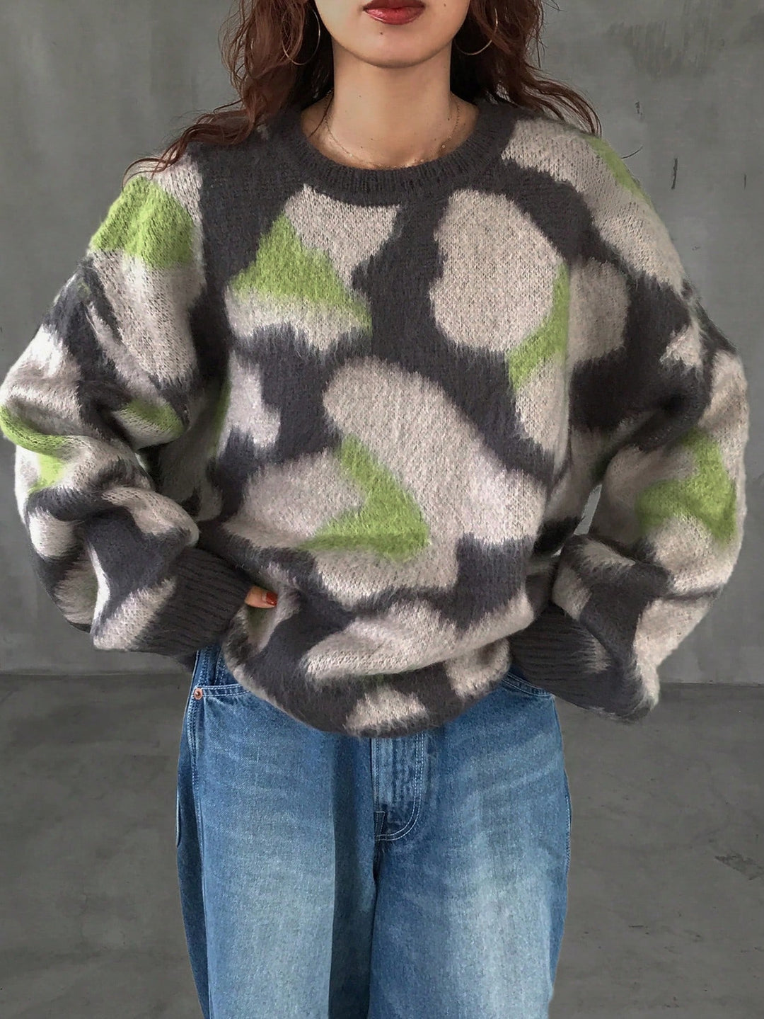 Pulover SHEIN, verde