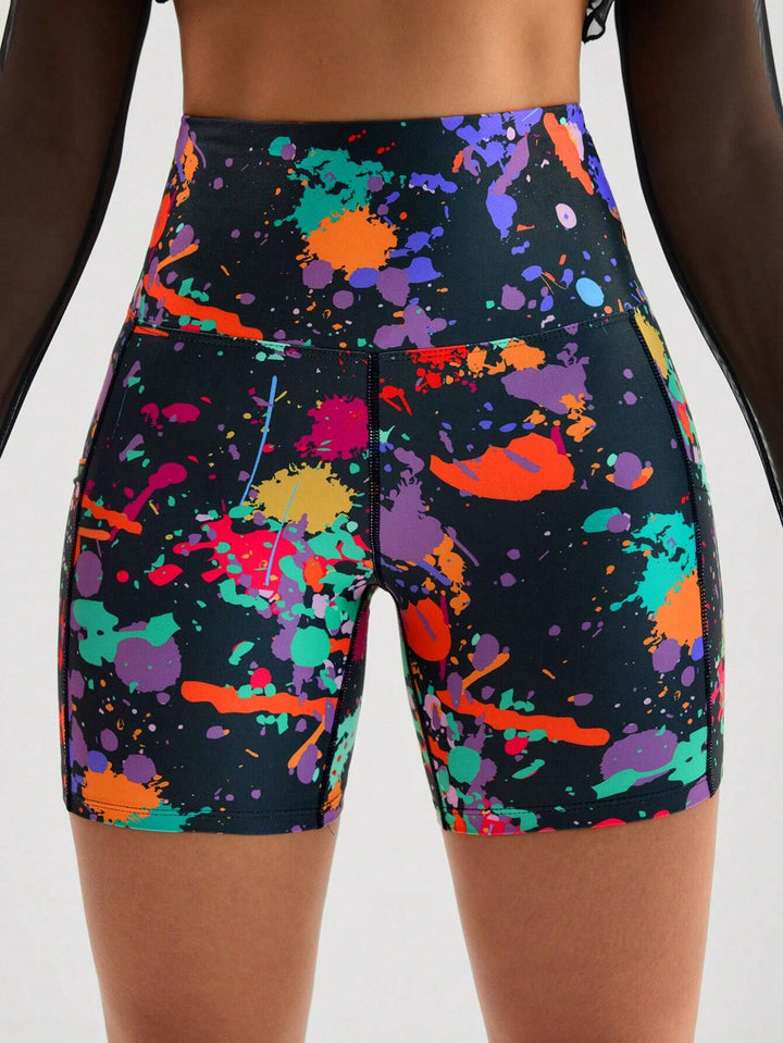 Shein rövid leggings, színes mix