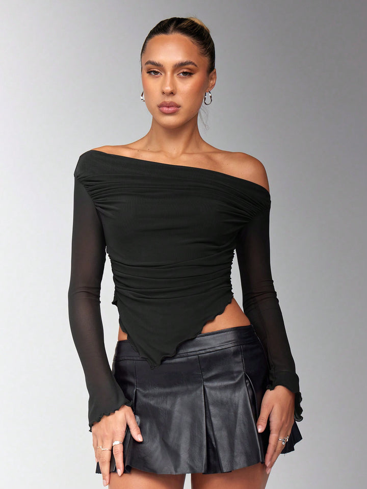 SHEIN blúz, fekete
