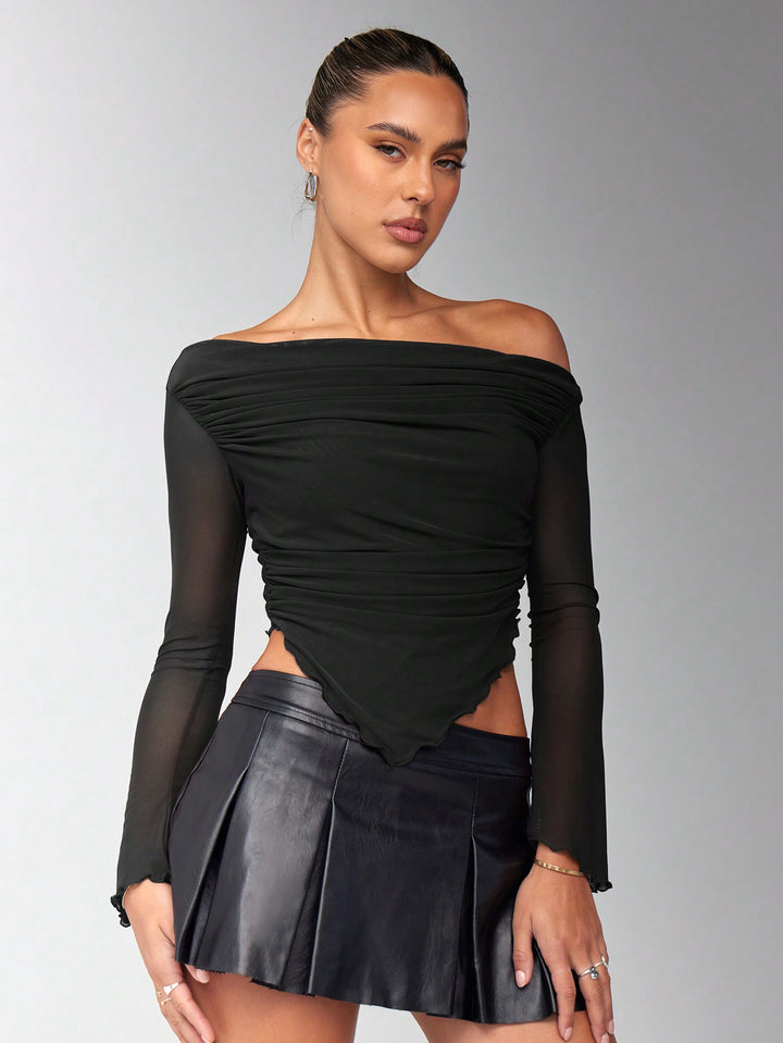 SHEIN blúz, fekete