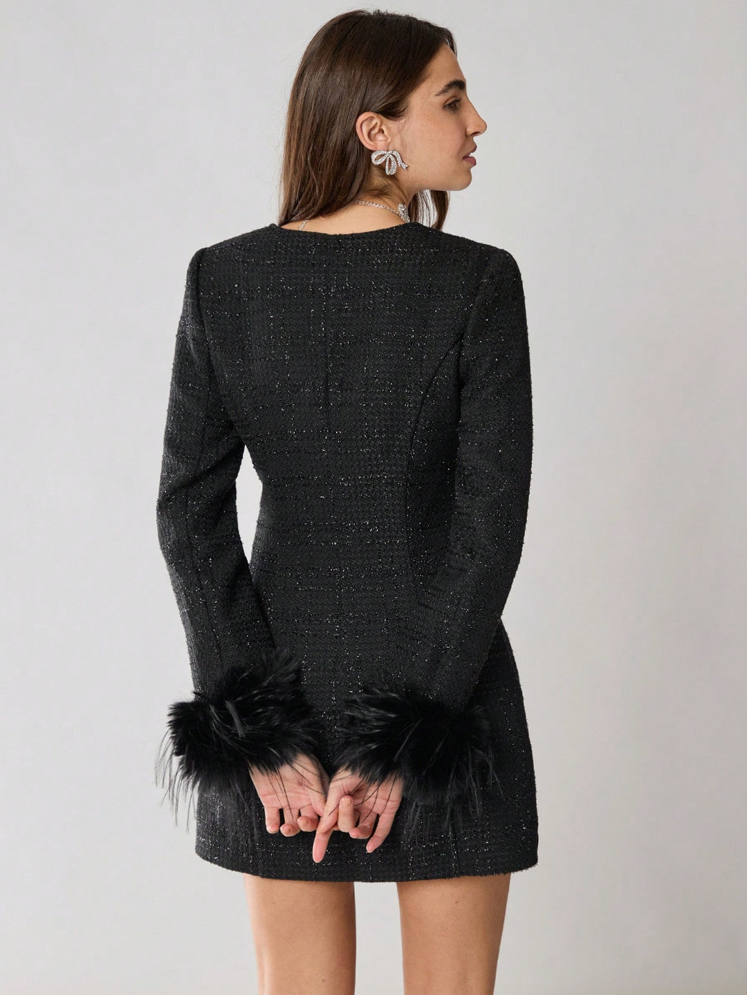 SHEIN Mini ruha, fekete