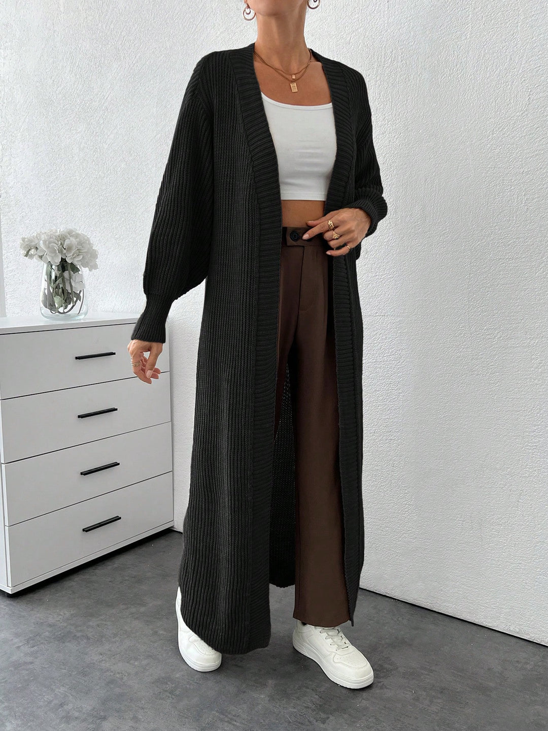 Cardigan SHEIN, negru