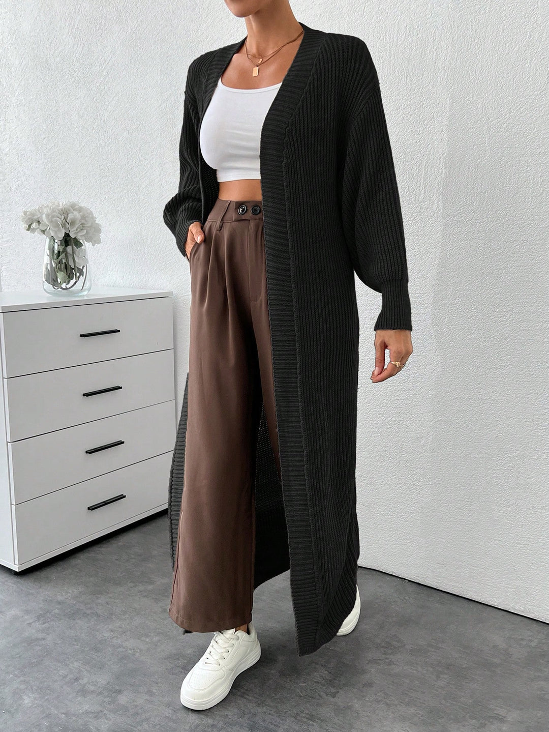 Cardigan SHEIN, negru