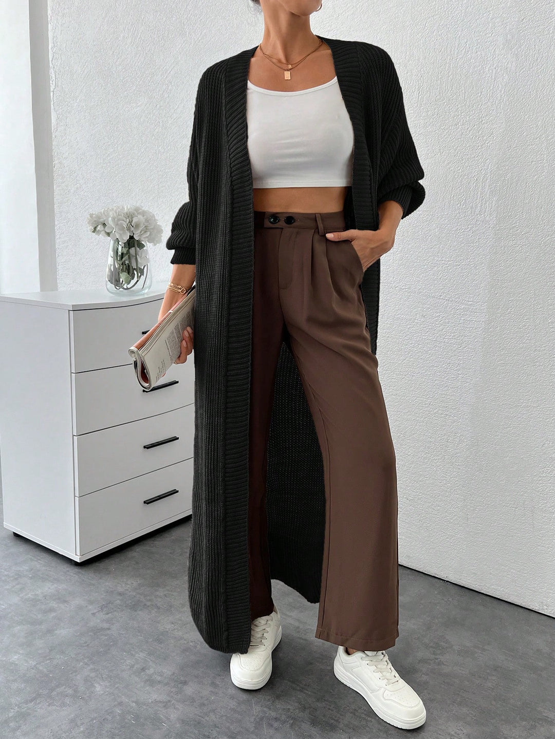 Cardigan SHEIN, negru