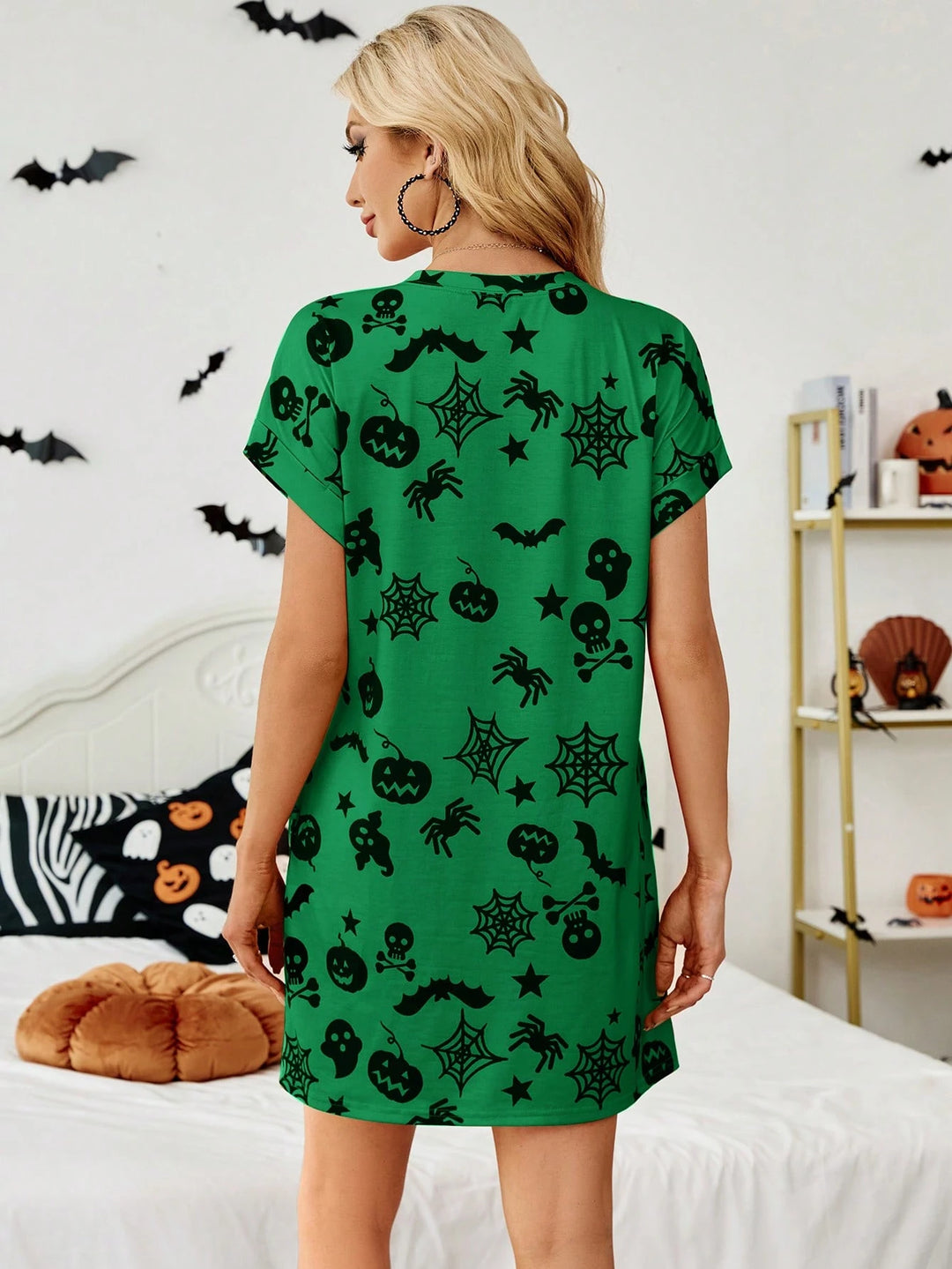 Rochie mini SHEIN, verde