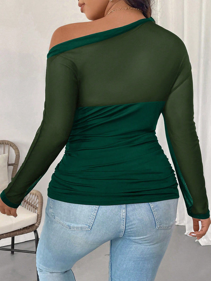 SHEIN blúz, zöld