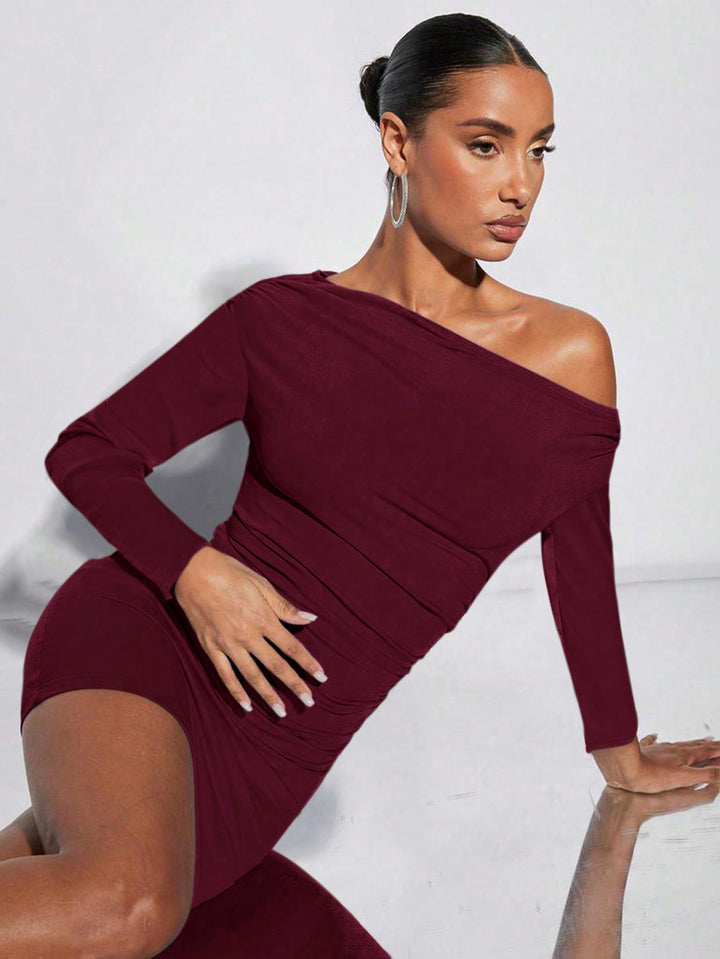 Rochie mini SHEIN, vișiniu