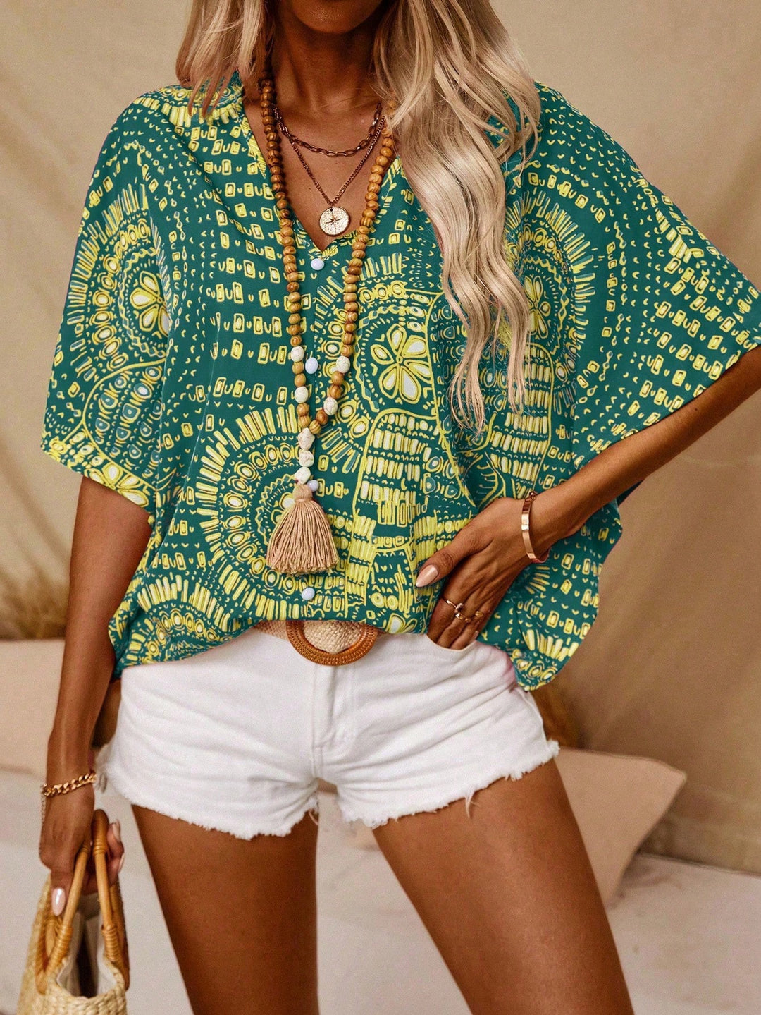 Bluza SHEIN, verde