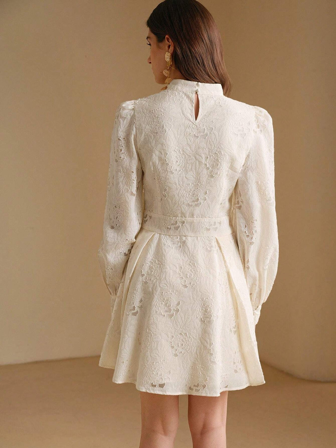 Anewsta by Shein bézs mini ruha