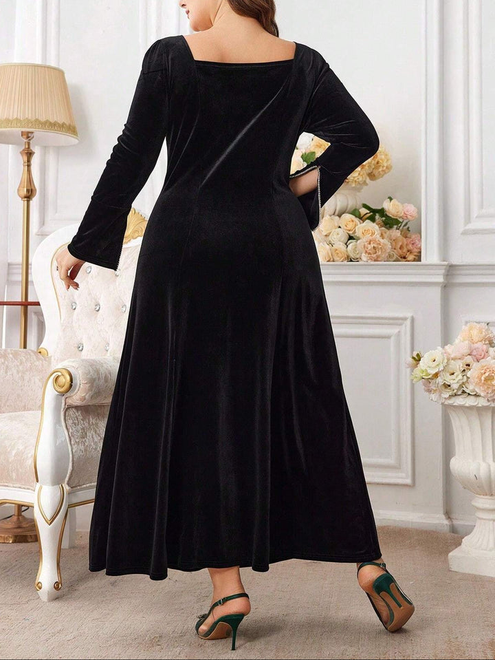 SHEIN Maxi ruha, fekete