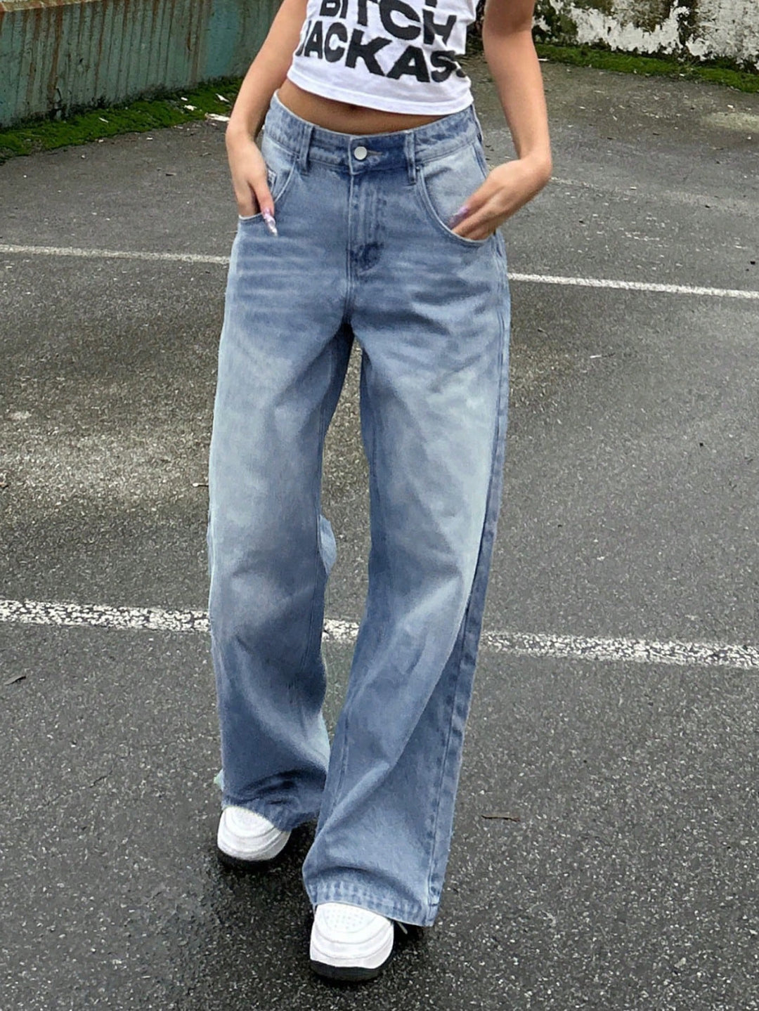 Jeans SHEIN, albastru
