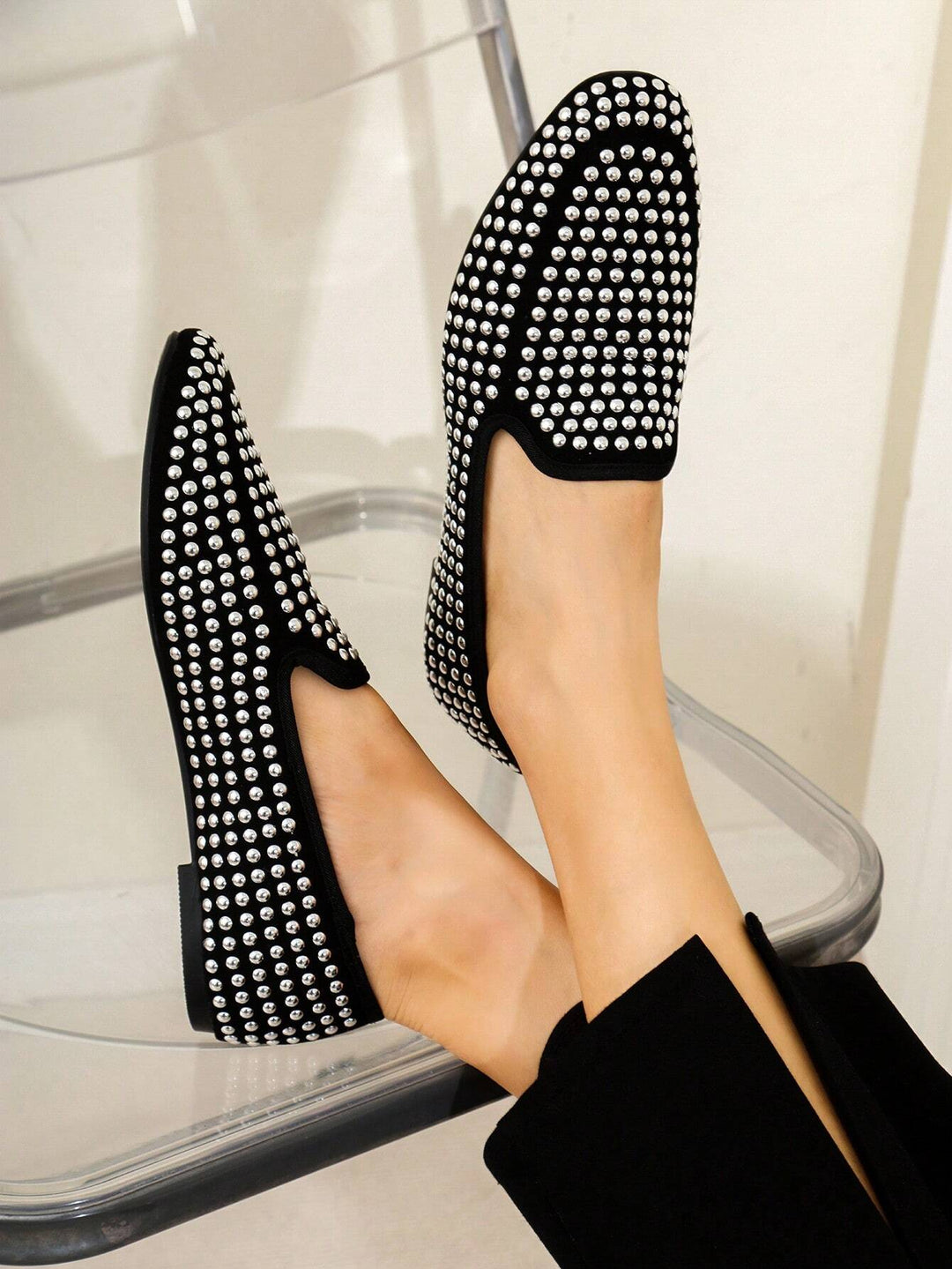 Mocasini SHEIN, negru