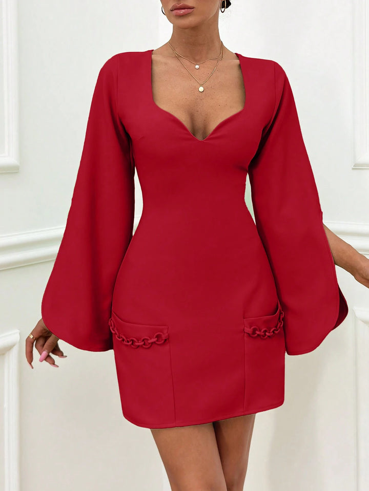 Rochie mini SHEIN, roșu