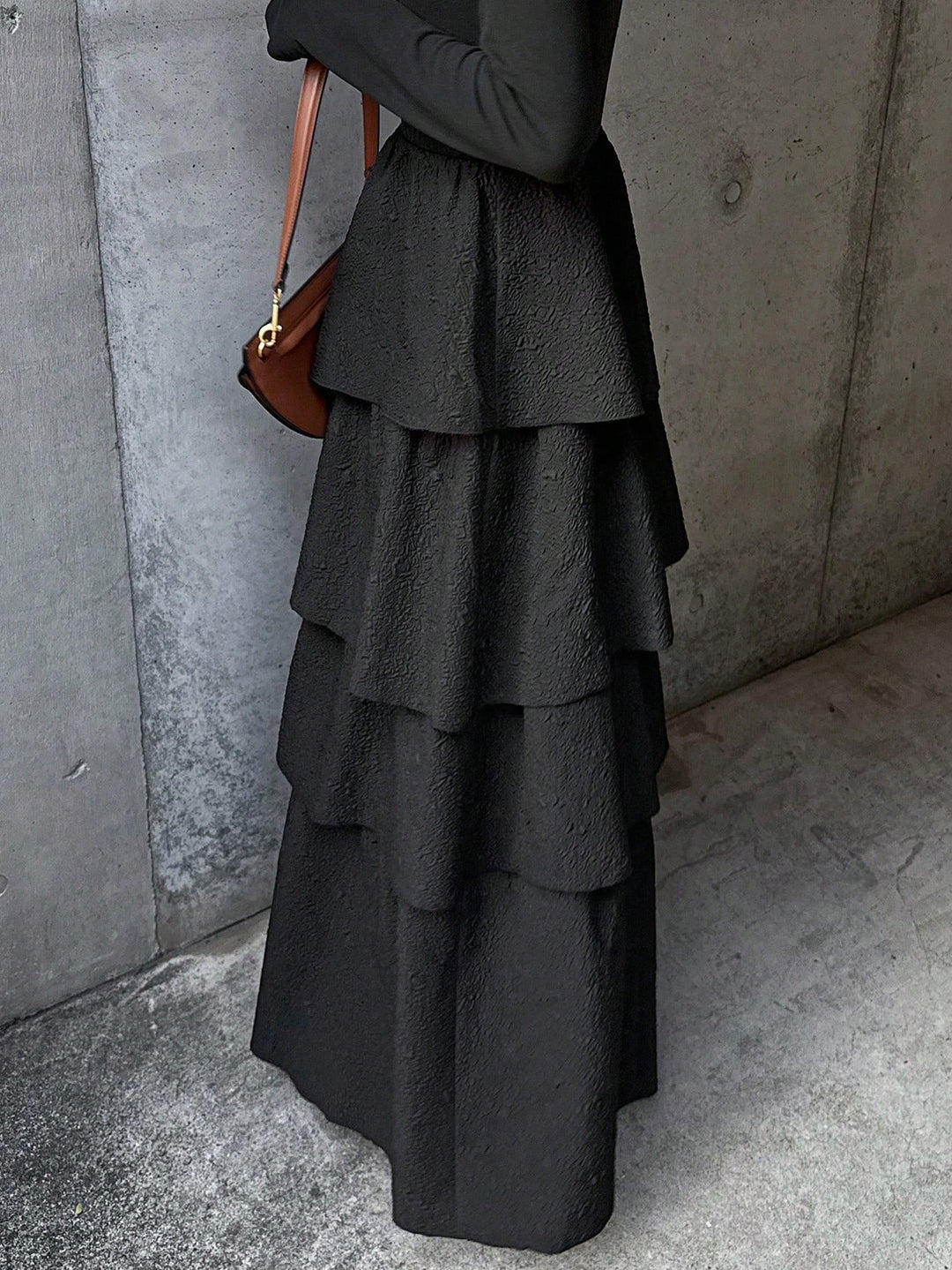 SHEIN maxi ruha, fekete