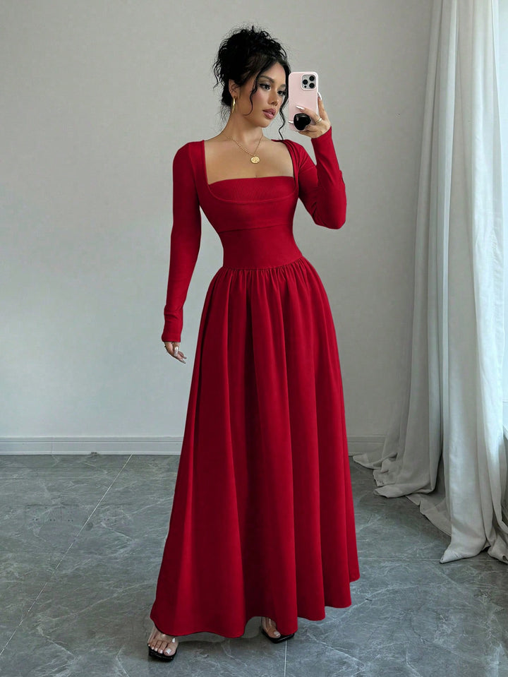 Rochie maxi SHEIN, roșu