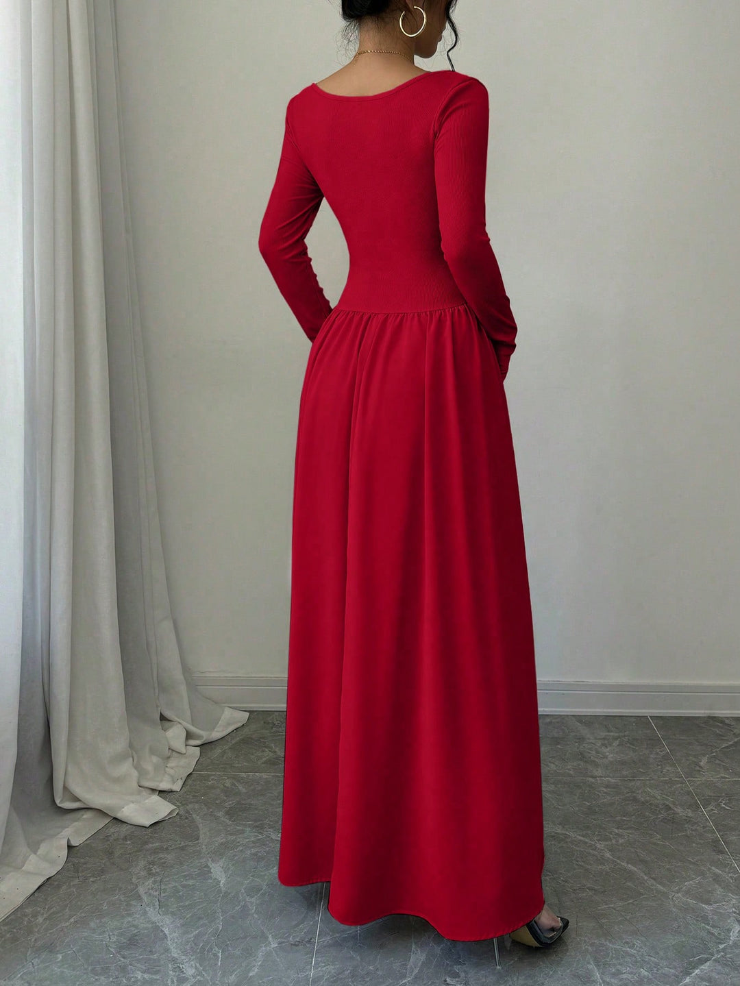 Rochie maxi SHEIN, roșu